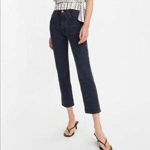 LEVI’S 501® High Waist Crop Straight Leg Jeans - Women’s Size 24 x 26 NWT